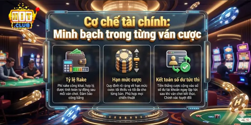 Cơ chế tài chính: Minh bạch trong từng ván cược