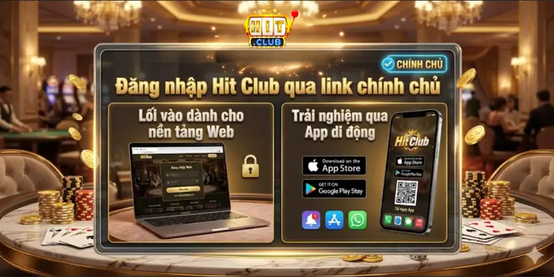 Đăng nhập Hit Club qua link chính chủ