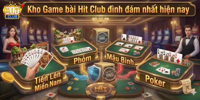 Kho Game bài Hit Club đình đám nhất hiện nay