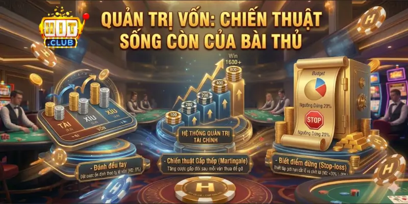 Quản trị vốn: Chiến thuật sống còn của bài thủ