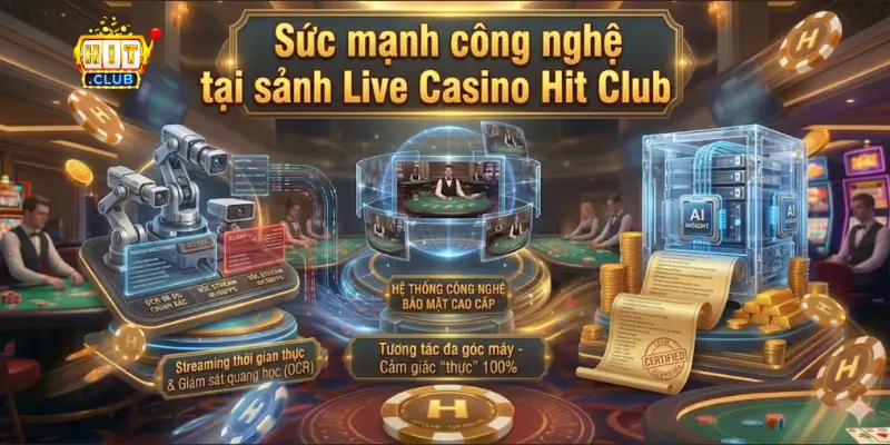 Sức mạnh công nghệ tại sảnh Live Casino Hit Club